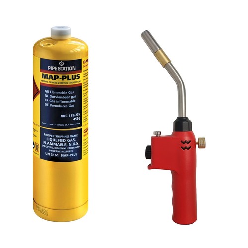 Blow torch and mapp - and, gas
