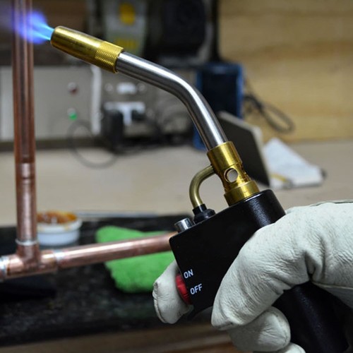 Plumbing hot mapp gas - mapp, blow