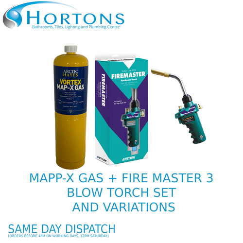 Blow torch and mapp gas - mapp,