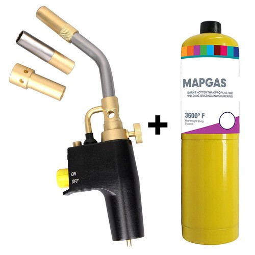 Blow torch with map mapp - torch, gas