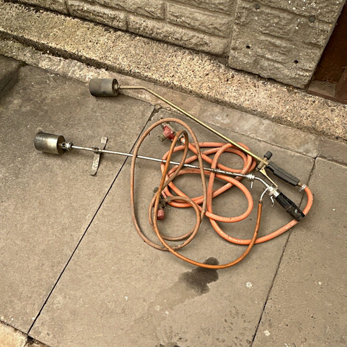 Butane gas brazing torch kit - gas,